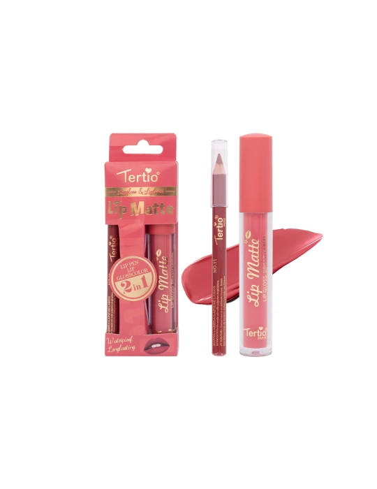 Conjunto Labbra 2 em 1 – Lápis de Lábios + Brilho Labial