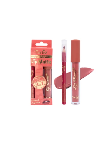 Set Lips 2 in 1 – Lip Pencil + Lip Gloss 2