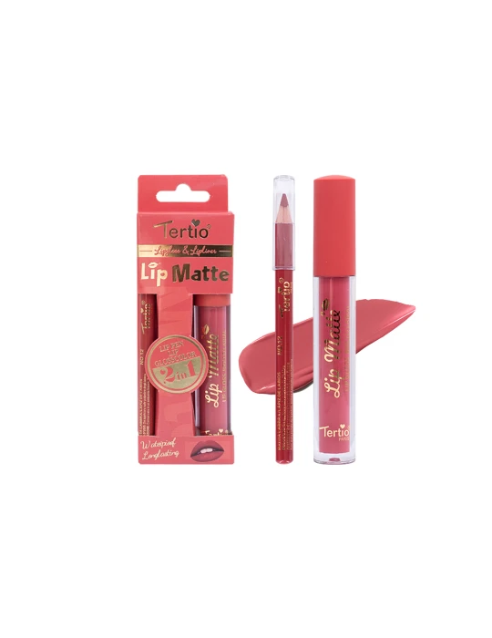 Set Labbra 2 en 1 – Crayon à Lèvres + Gloss à Lèvres