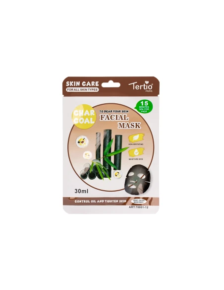 Mascarilla Facial de Carbón de Bambú